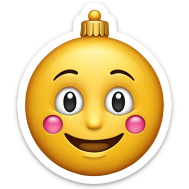 Emoji avec 2026 inscrit en gros pour fêter la nouvelle année  sticker