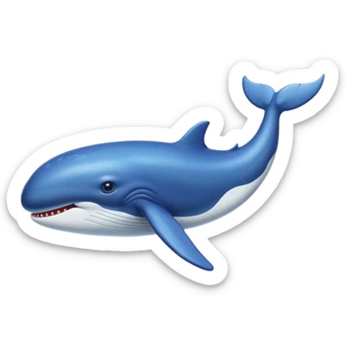 Baleine à bleu réalise les mieux aide toi de internet sticker