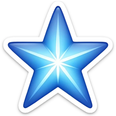 blue star emoji sticker
