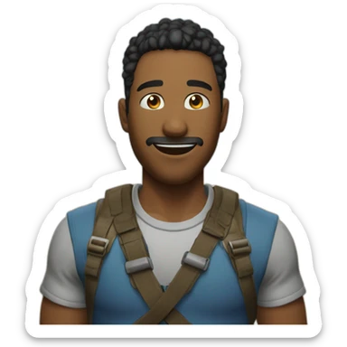 ELCORITV jugando videojuegos  sticker