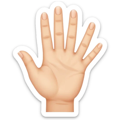 Les doigts en forme de W sticker
