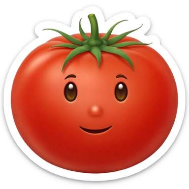 tomato without leaves sticker
