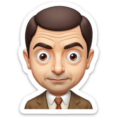 Mr bean sticker
