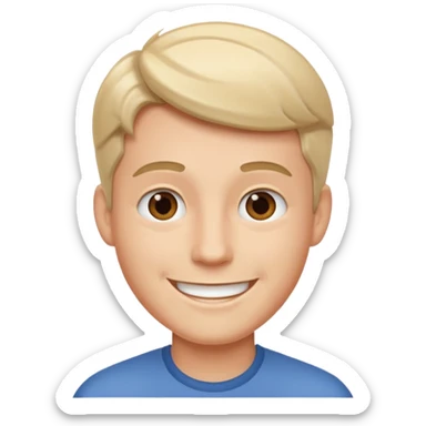 Barbie doll Ken Head sticker