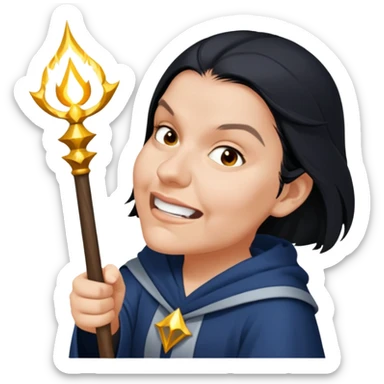 Stormcaller Wizard sticker