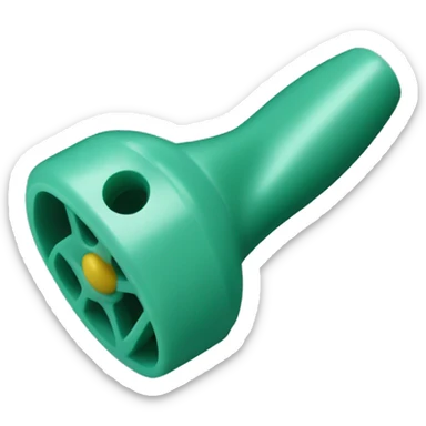 a plastic curler sticker