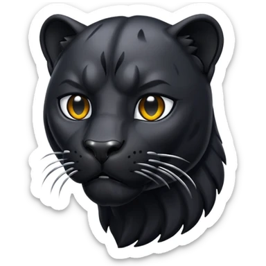 pantera negra sticker