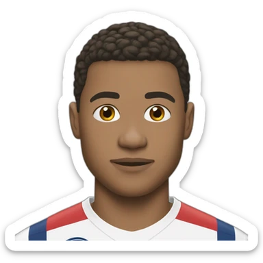 Mbappé choqué sticker