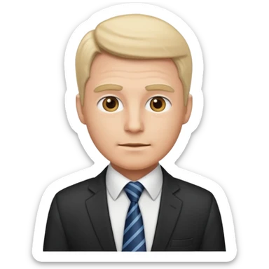 AN UNCLE with a tie in business clothes sticker