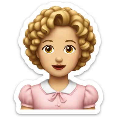shirley temple  sticker