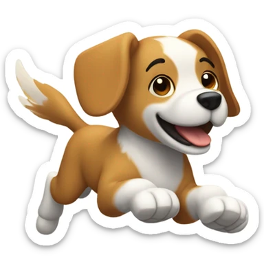 Perro volador  sticker