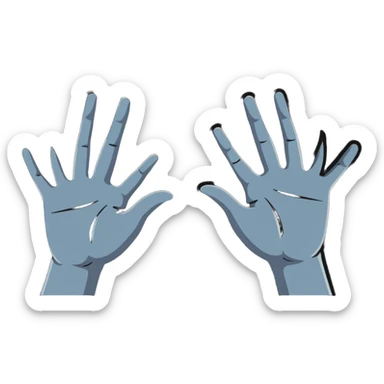 hands framing a shot like a director sticker