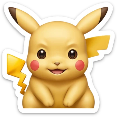 tete pikachu lol sticker