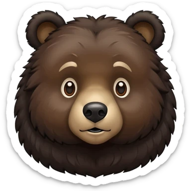🐻‍❄️ black bear sticker