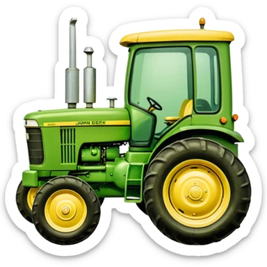 John deere 2020 1970's sticker