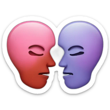 half brain and half heart sticker