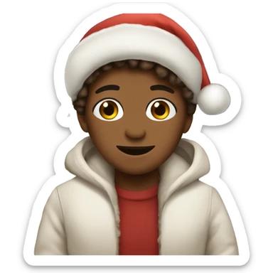 cute christmas brown vibe cozy emojis sticker