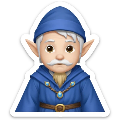 Male Gnome Mage World of Warcraft  sticker