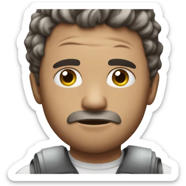 Man sad but in love with passion  sticker