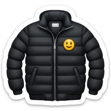 winter jacket emoji sticker
