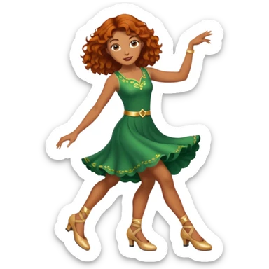 irish wonam dance shoes sticker