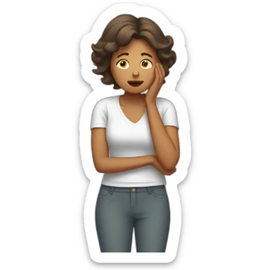 Stressed mother sticker