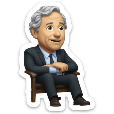 rc sproul stting in chair side profile sticker