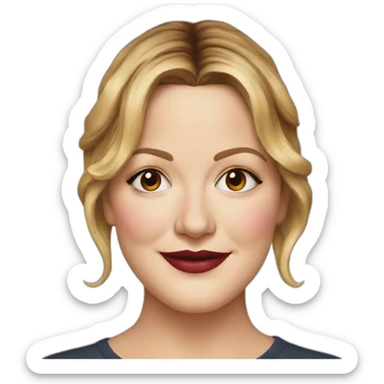 drew barrymore sticker