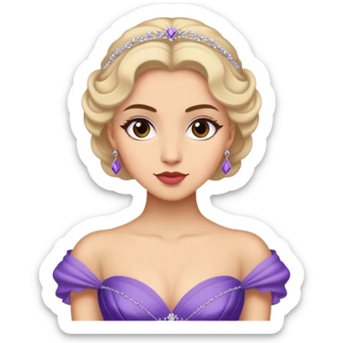 lady violet bridgerton sticker