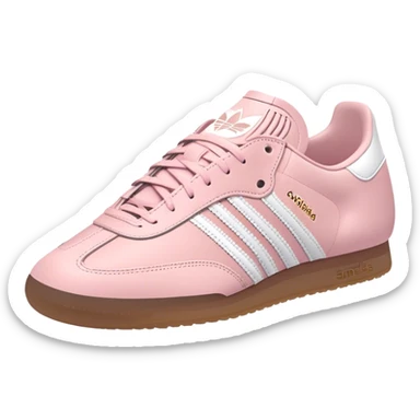 Adidas samba shoes light pink  sticker