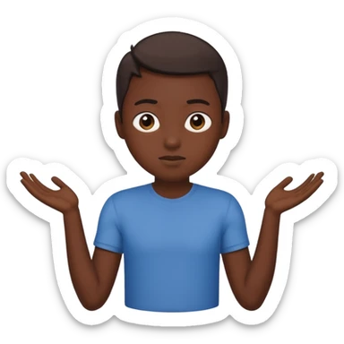 🥷🏽🧏🏻Melange entre deux position sticker