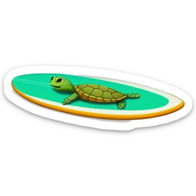turtle surfboard sticker