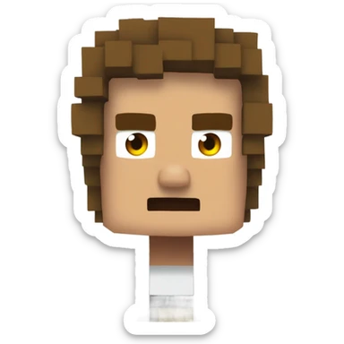 stonks meme but its a minecraft tv skin sticker