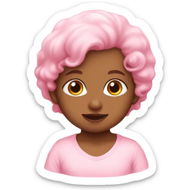 Baby pink «messages»  sticker