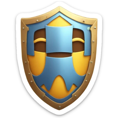 the little shield guy from fortnite sticker