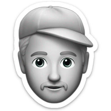 young Mike Love musician sticker