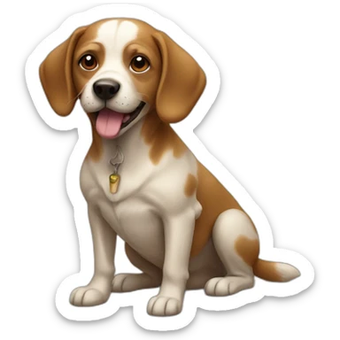 dog wine underground sticker