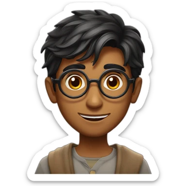 Harry potter celebrating diwali sticker