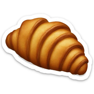 Chocolate croissant sticker