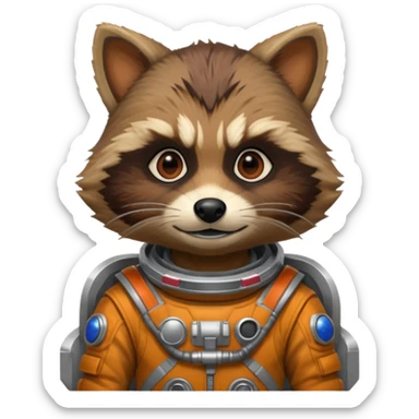 Rocket racoon sticker