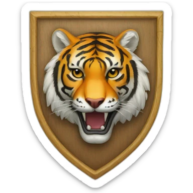 Coat of arm of Tiger  sticker