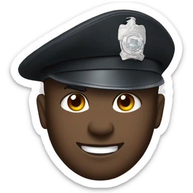 Badge policier ivoirien  sticker