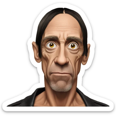  iggy pop  sticker