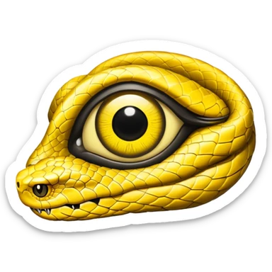 eye of a snake sticker