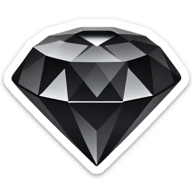 Black diamond sticker