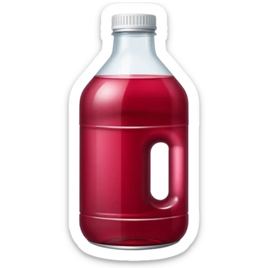 Cranberry bottle juice sticker