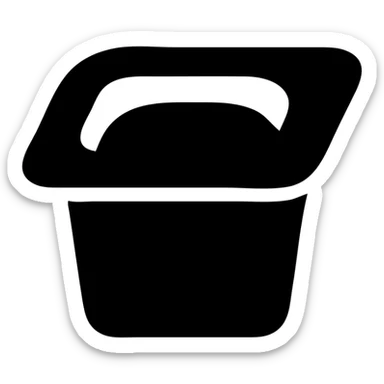 A sauce in a fast food packaging sticker