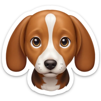 beagle dachshund mix sticker