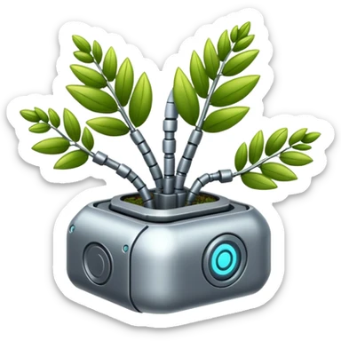 robotic plant sticker