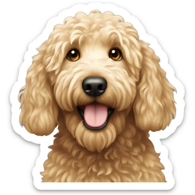 Golden doodle  sticker